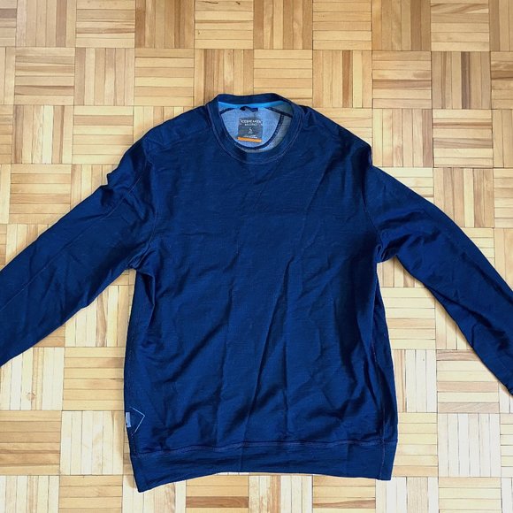 Icebreaker Other - Blue Icebreaker Crewneck Sweater - Mens Large